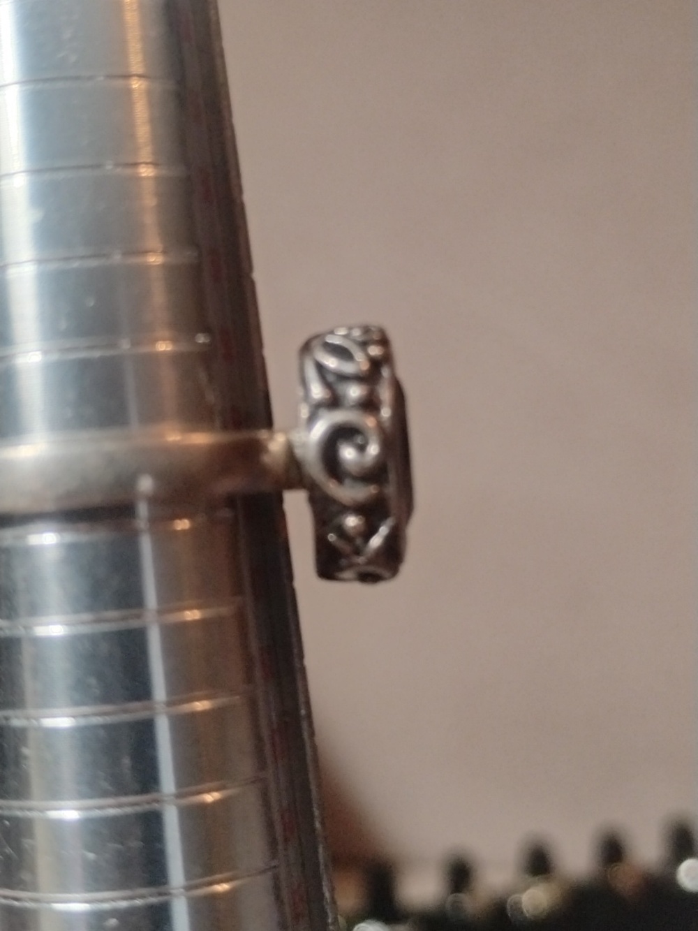 925 Sterling Stamped Brown Gemstone Ring Heavy Boho Style Size 9 - Picture 12 of 12
